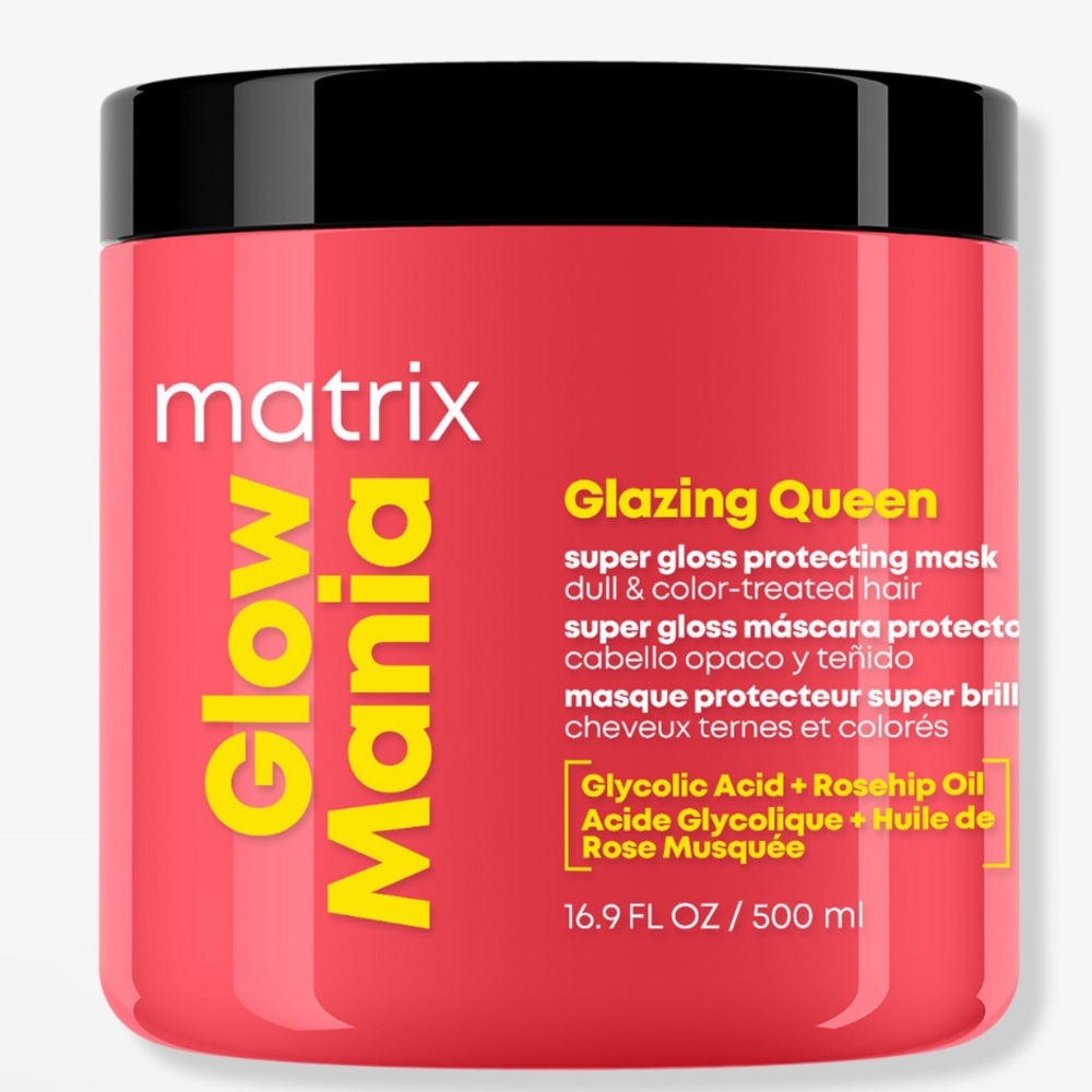 NWT- Matrix Glow Mania Glazing Queen Super Gloss Protecting Mask 16.9oz